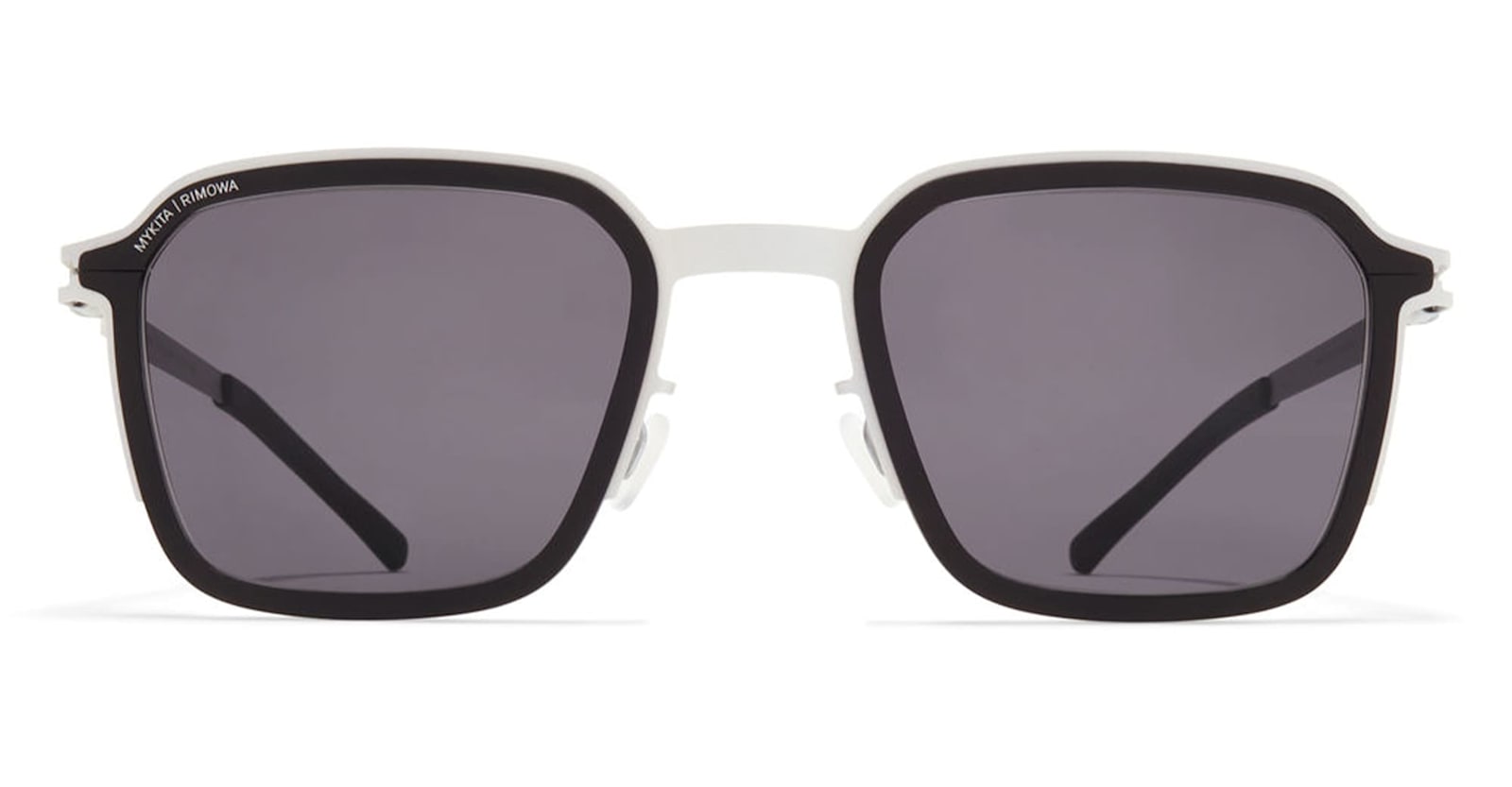 Mykita Mr002 Al1 - White Silver / Black / Coolgrey Lens Sunglasses