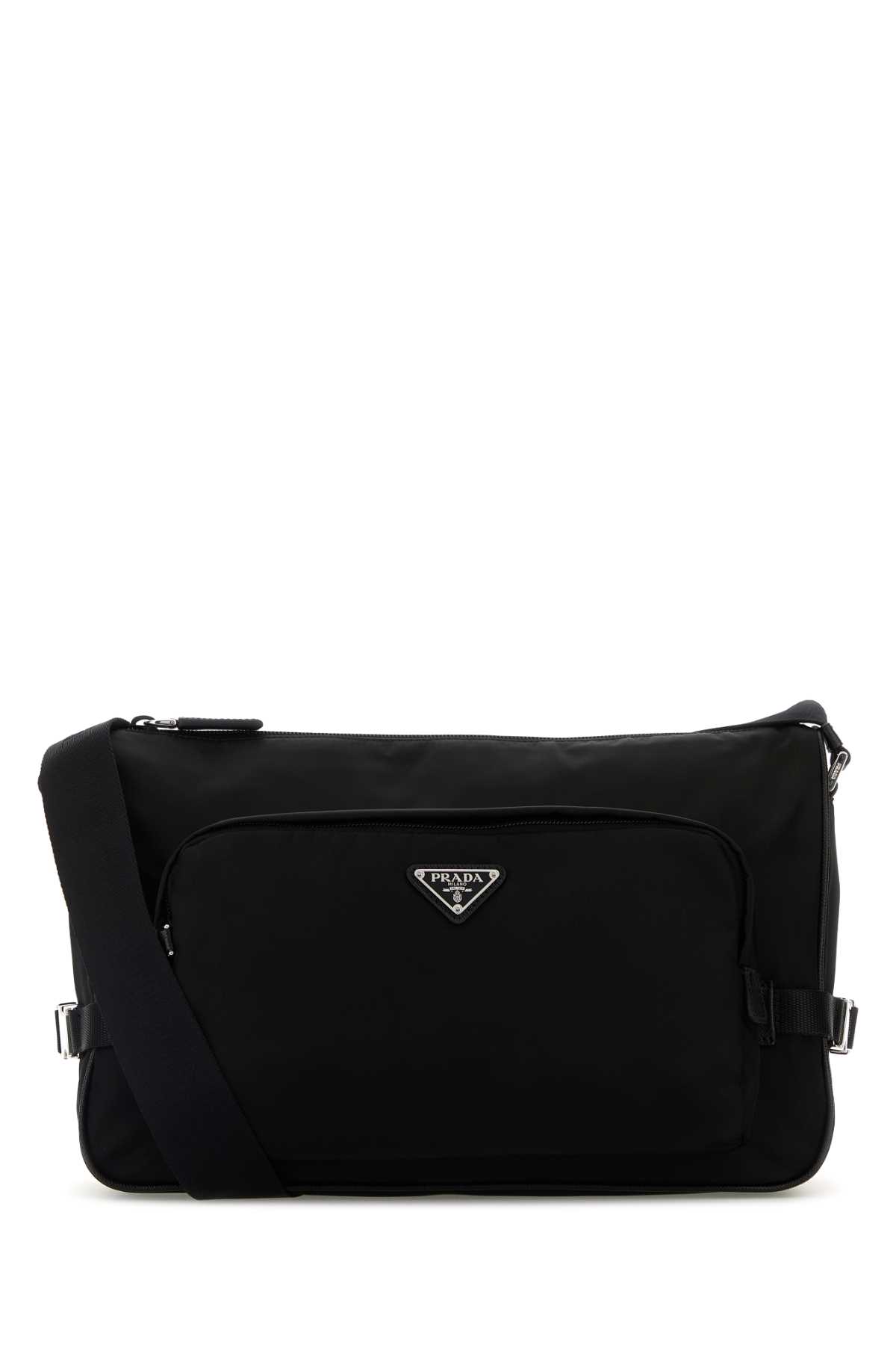 Prada Black Re-nylon Large Crossbody Bag