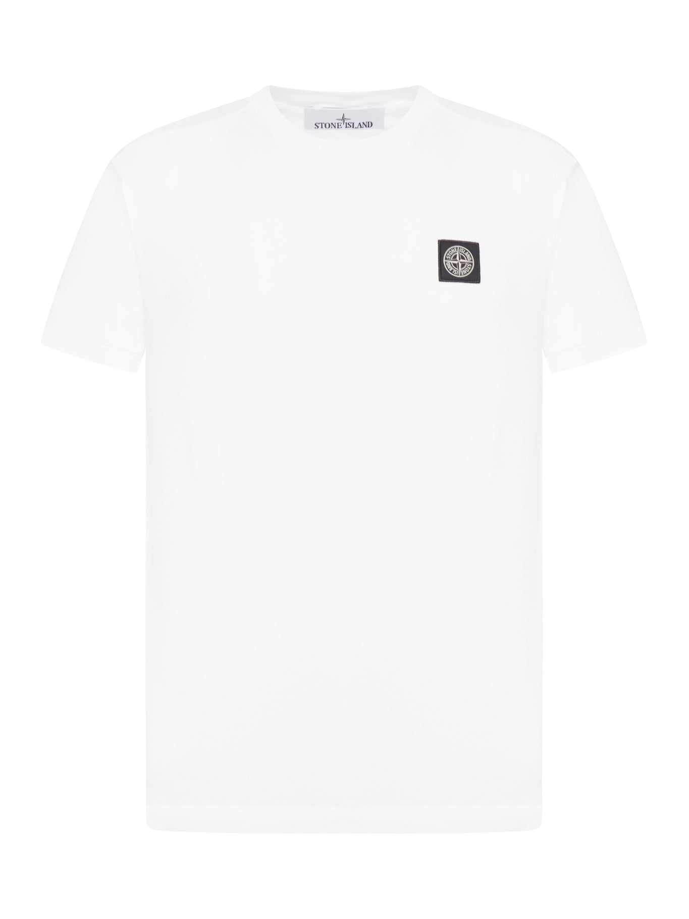 COTTON T-SHIRT WITH LOGO COMPASS - Stone Island - Man