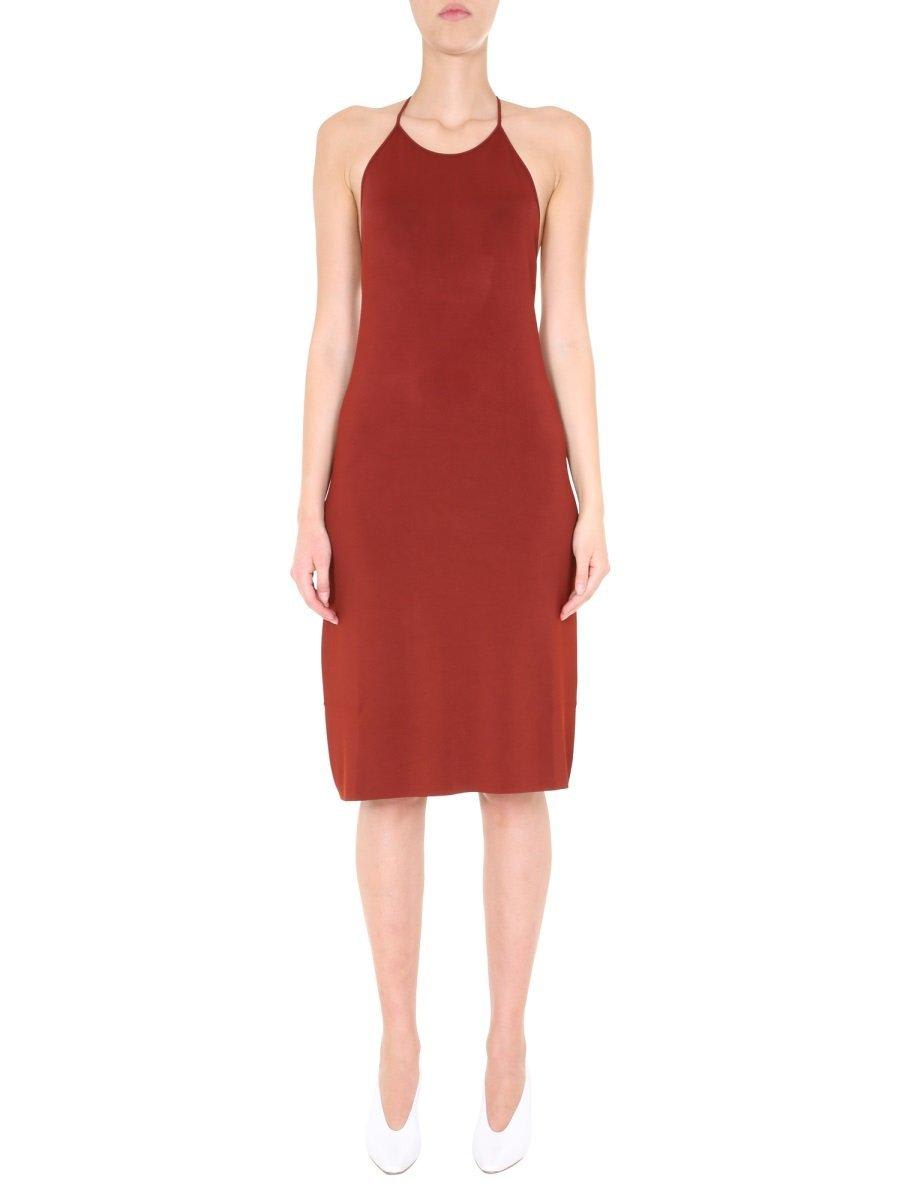 Bottega Veneta Open Back Halter Dress