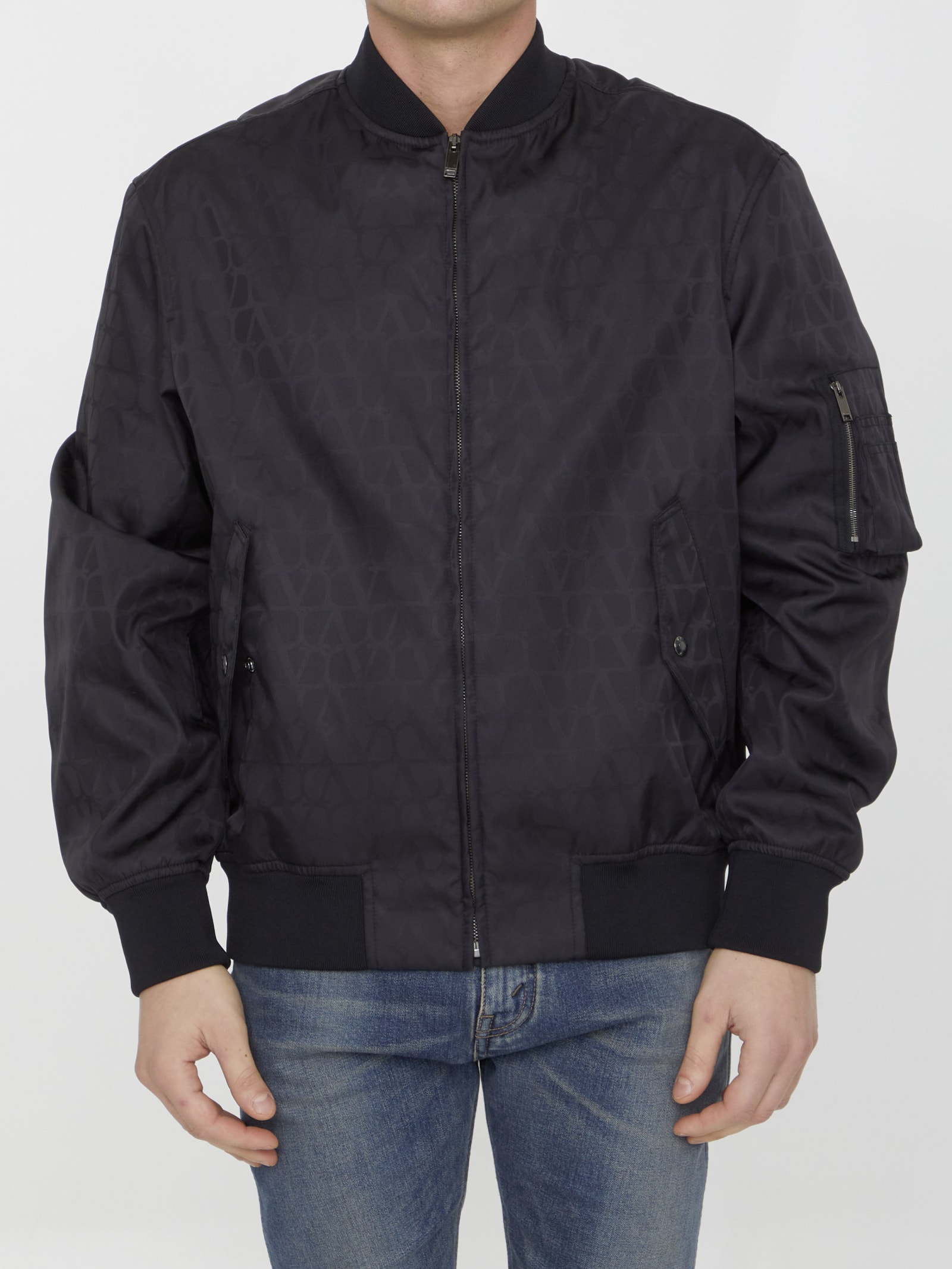 Valentino toile Iconographe Bomber Jacket