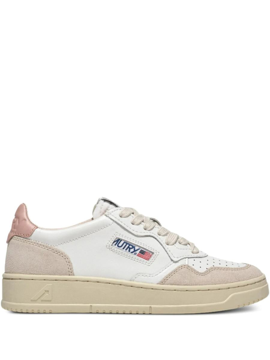 Autry Medalist Low Woman Leat/Suede Shoes