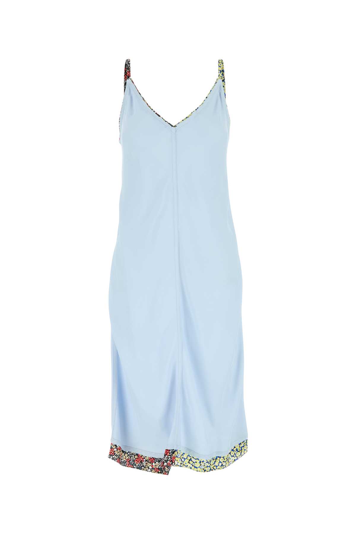 Bottega Veneta Light Blue Viscose Blend Dress
