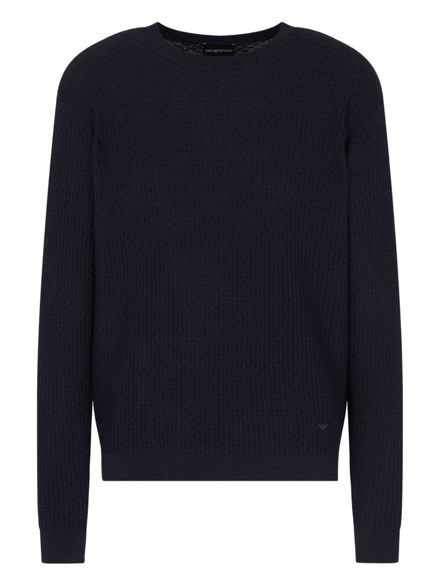 Emporio Armani 羊毛圆领针织衫