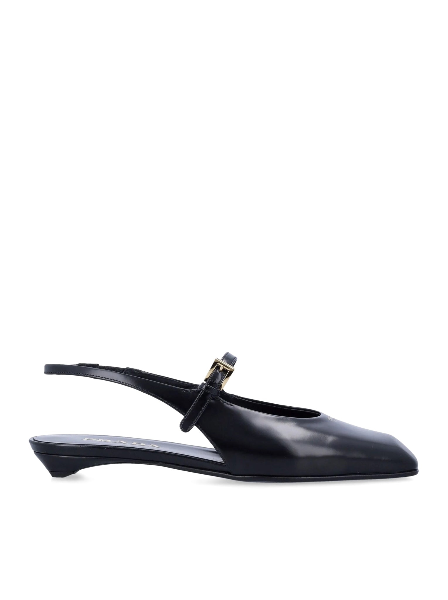 SMOOTH LEATHER SLINGBACK BALLERINAS - Prada - Woman