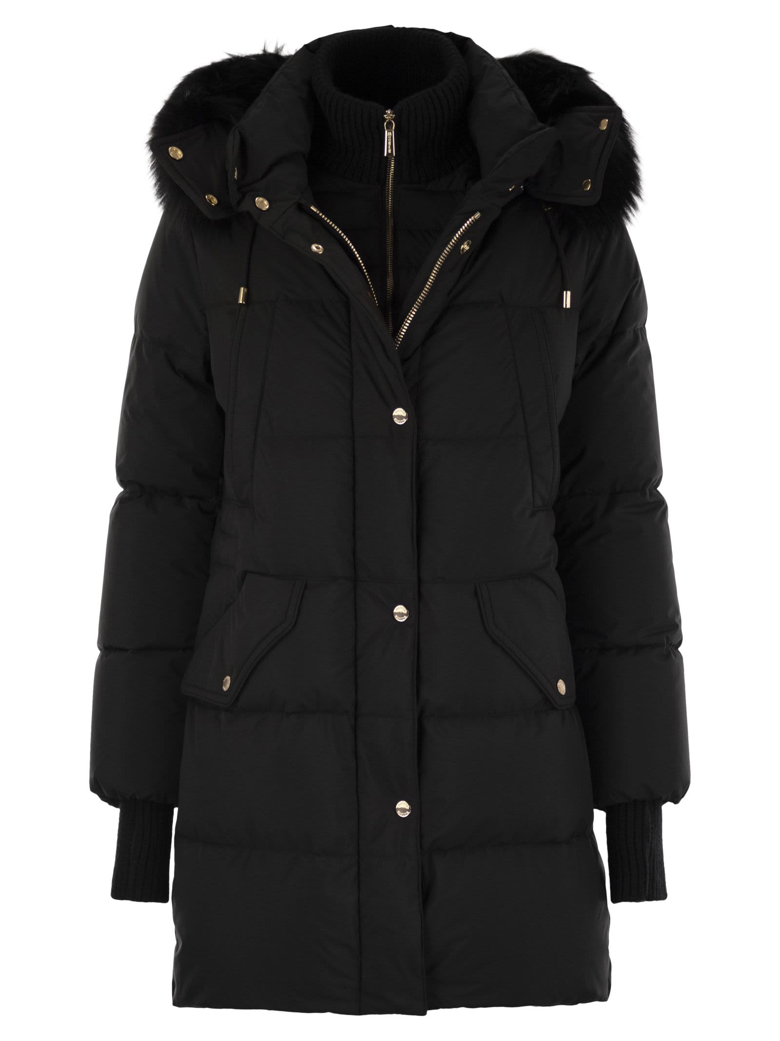 Moorer Talassa-stp - Long Down Jacket With Hood