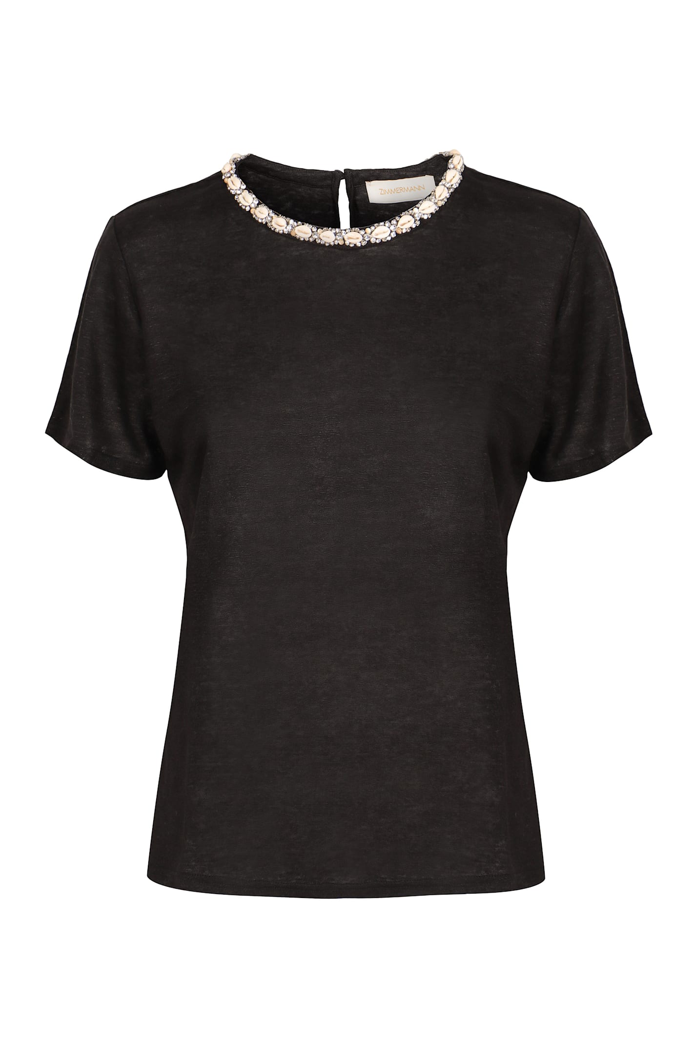 Zimmermann Illuminate Linen T-shirt