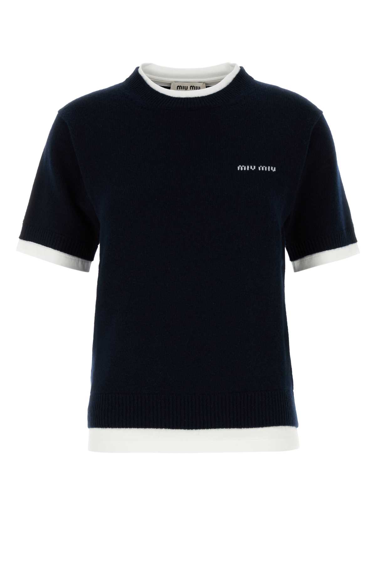 Miu Miu Midnight Blue Cashmere Sweater