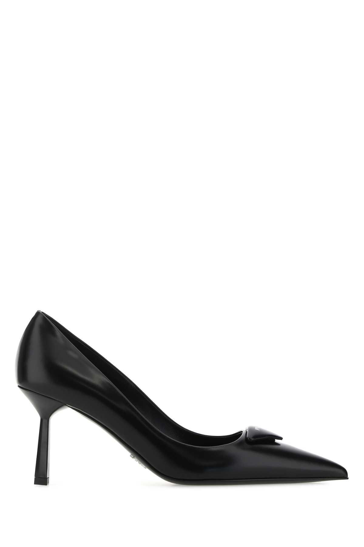 Prada Black Leather Pumps