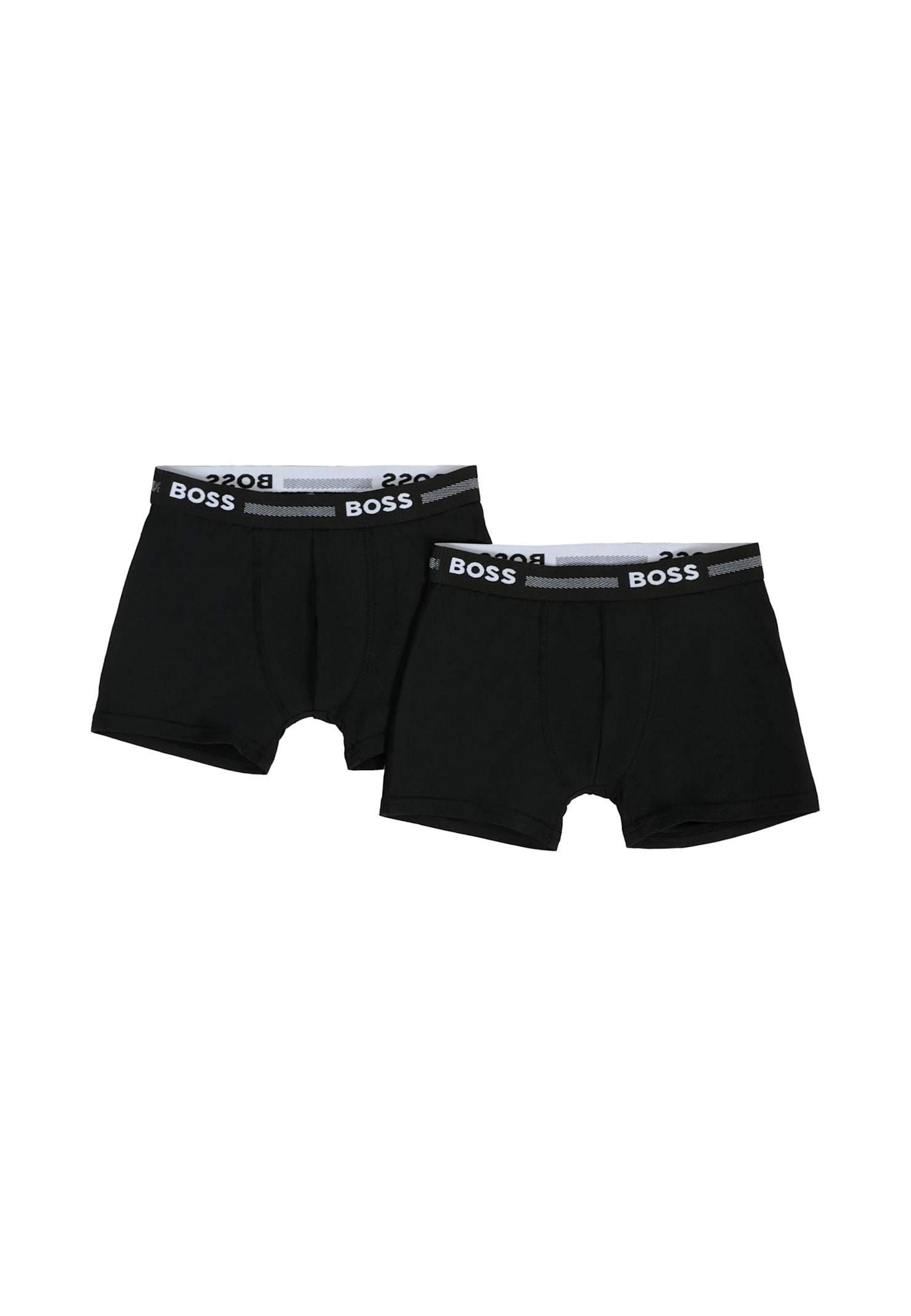 Hugo Boss Black Boxer Shorts Set For Boy With Logo
