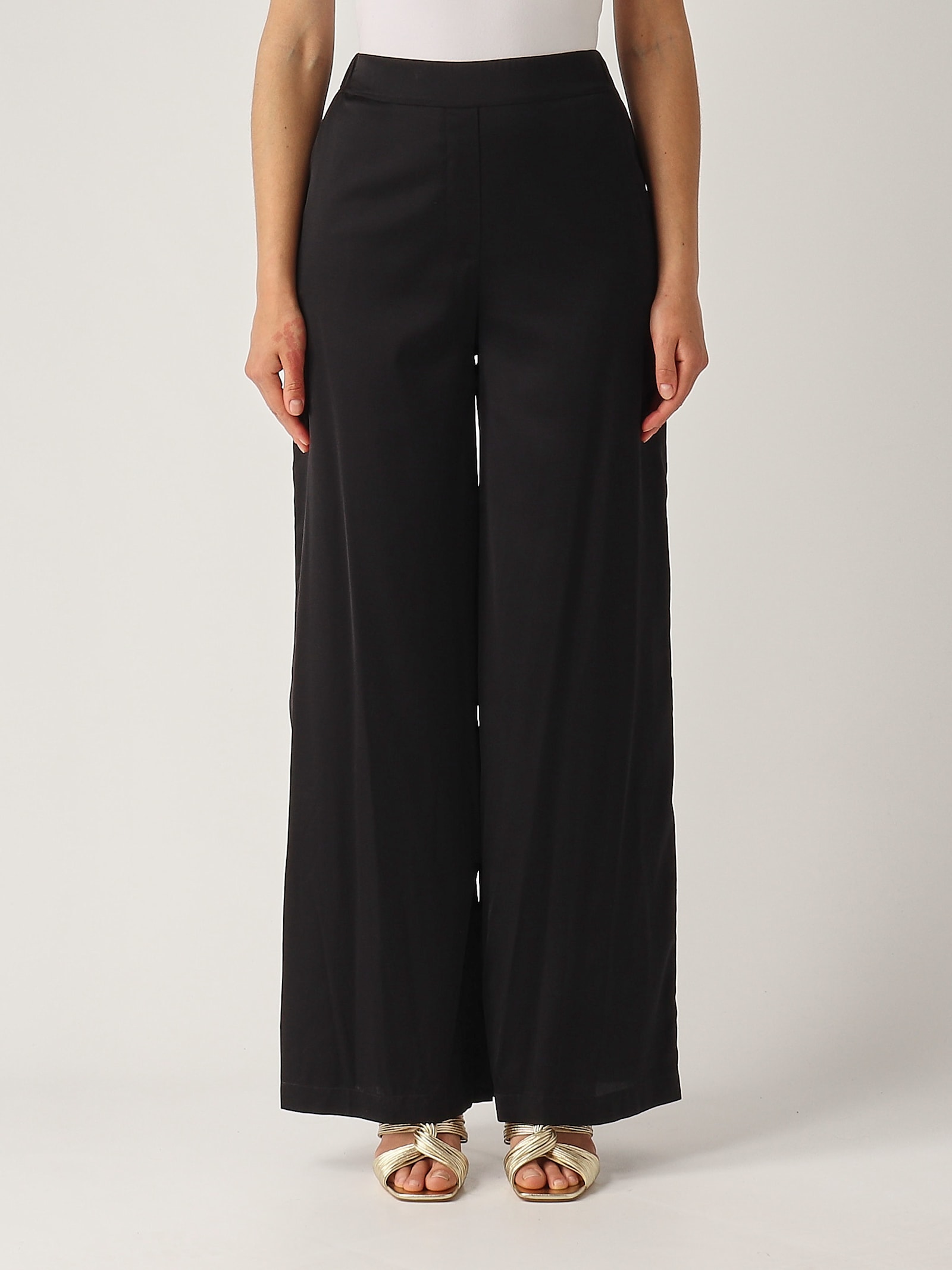 Gran Sasso Pantalone Palazzo Trousers