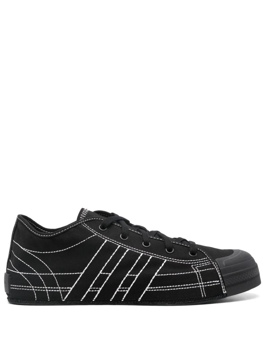 Y-3 Adidas Nizza Low Leather Sneakers