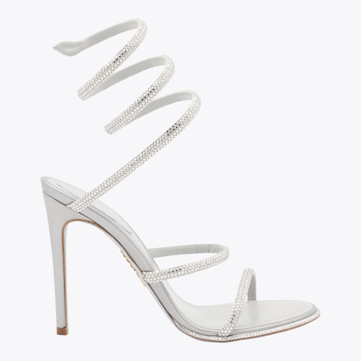 René Caovilla Silver Sandals