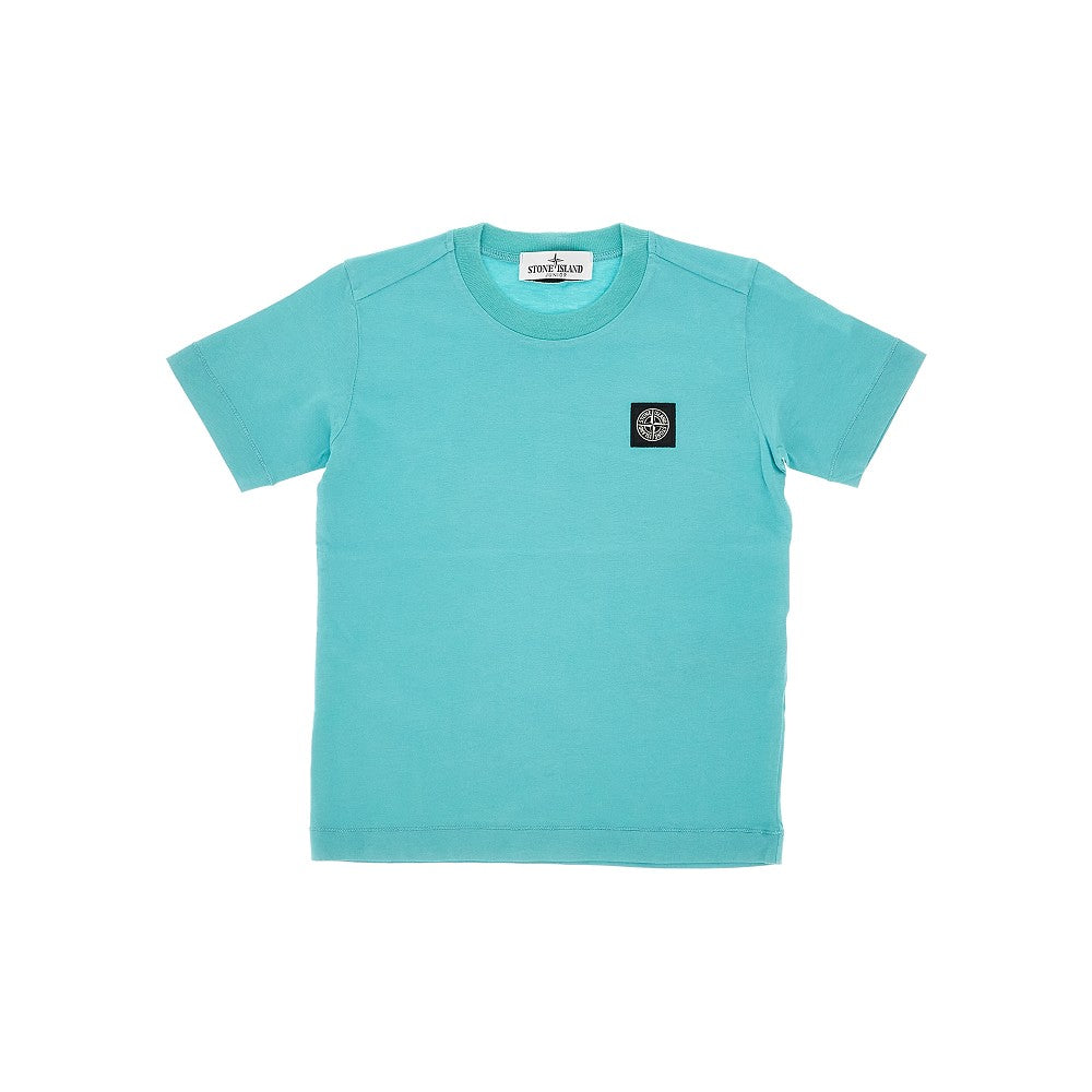 STONE ISLAND 罗盘玫瑰贴布儿童T恤