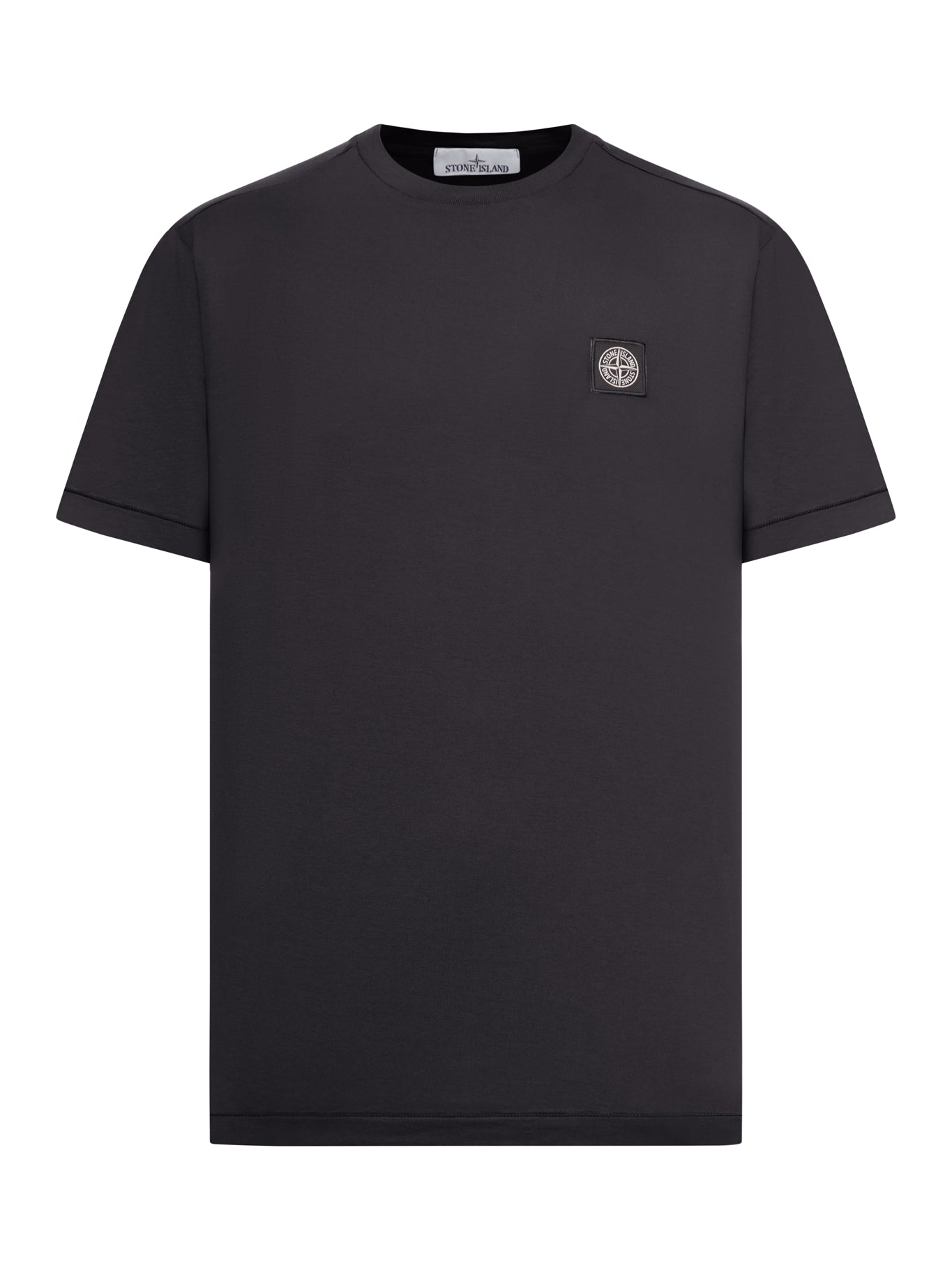 COTTON T-SHIRT WITH LOGO COMPASS - Stone Island - Man
