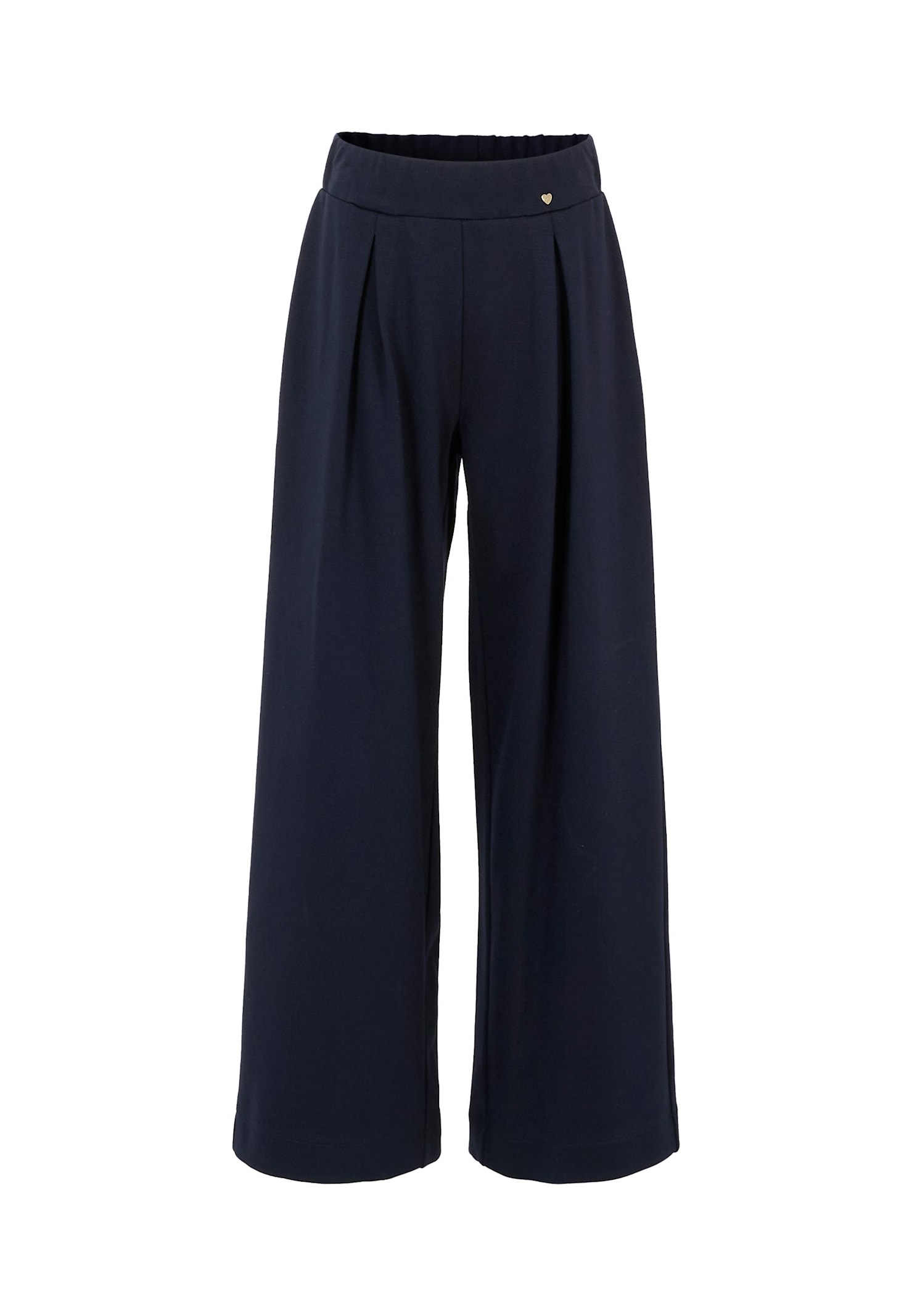 Monnalisa Blue Trousers For Girl With Hearts