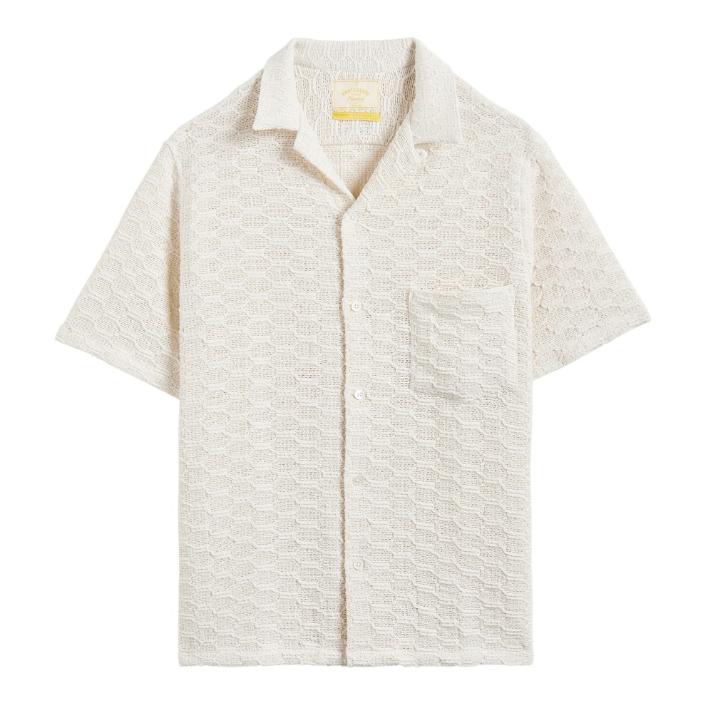 Net Woven Short Sleeve Shirt