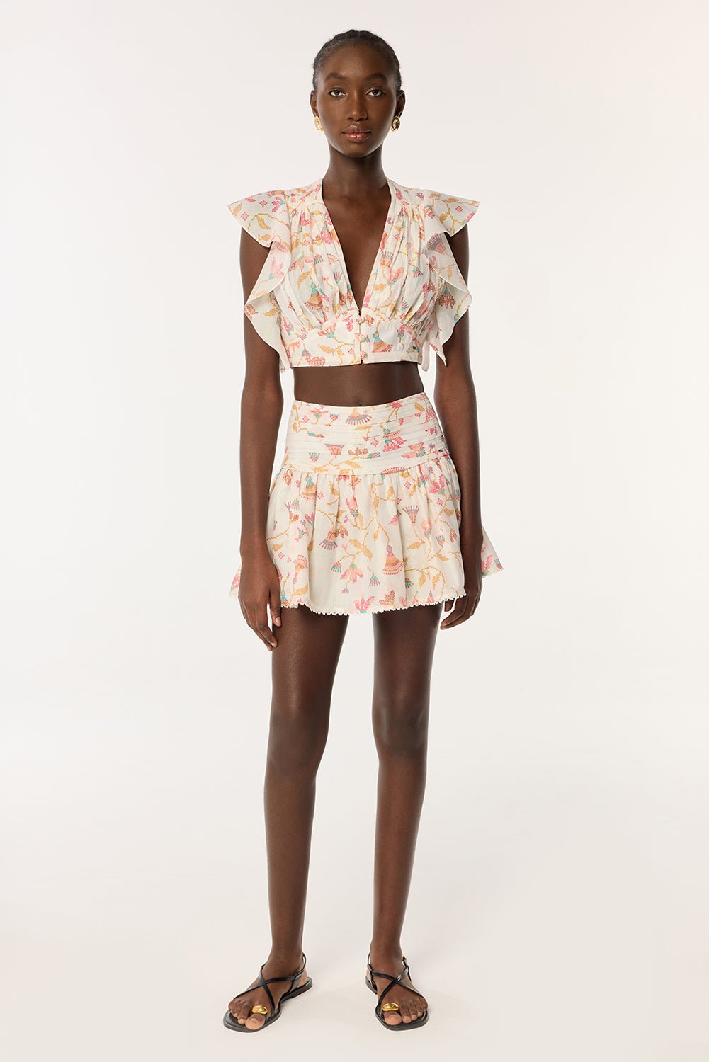 Mini Skirt Colleen - Pink Ylang Ylang