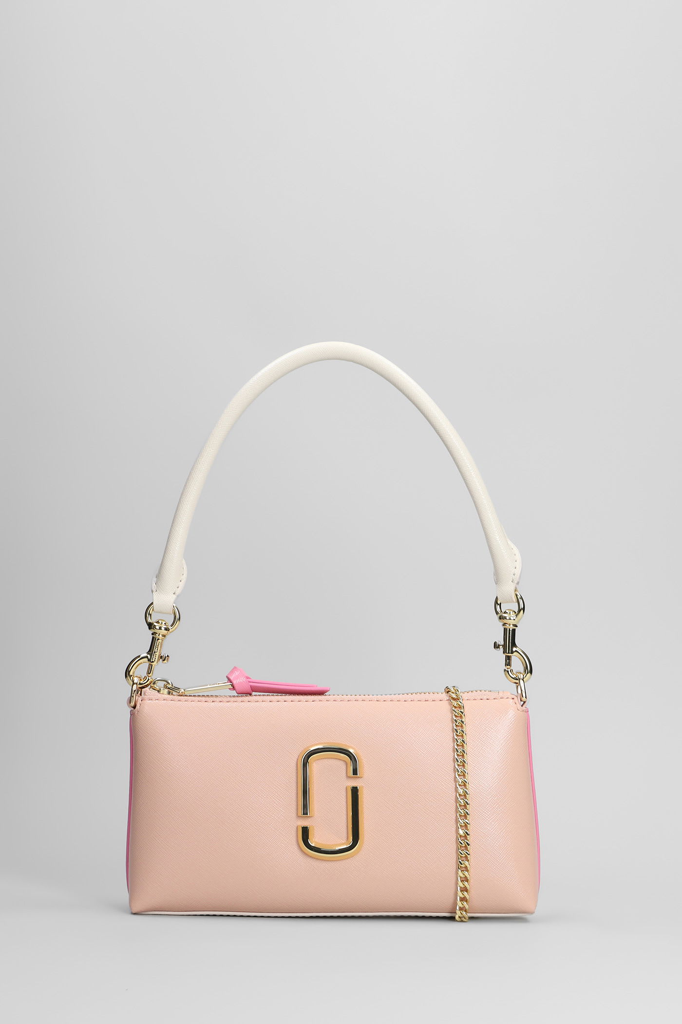 Marc Jacobs The Pochette Shoulder Bag In Rose-pink Leather