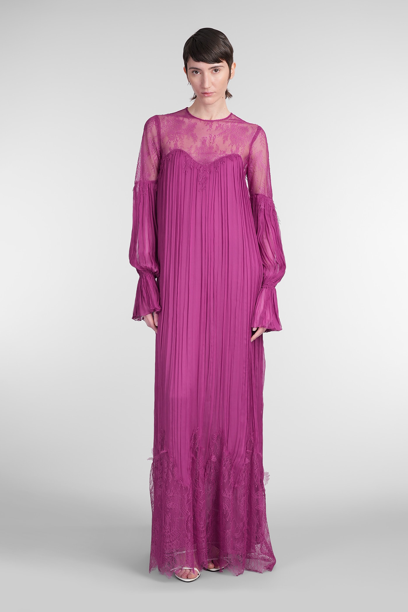 Costarellos Renia In Viola Silk