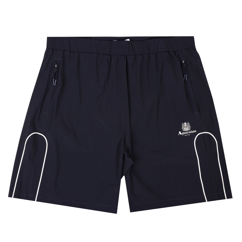 Stretch Stripe Active Shorts