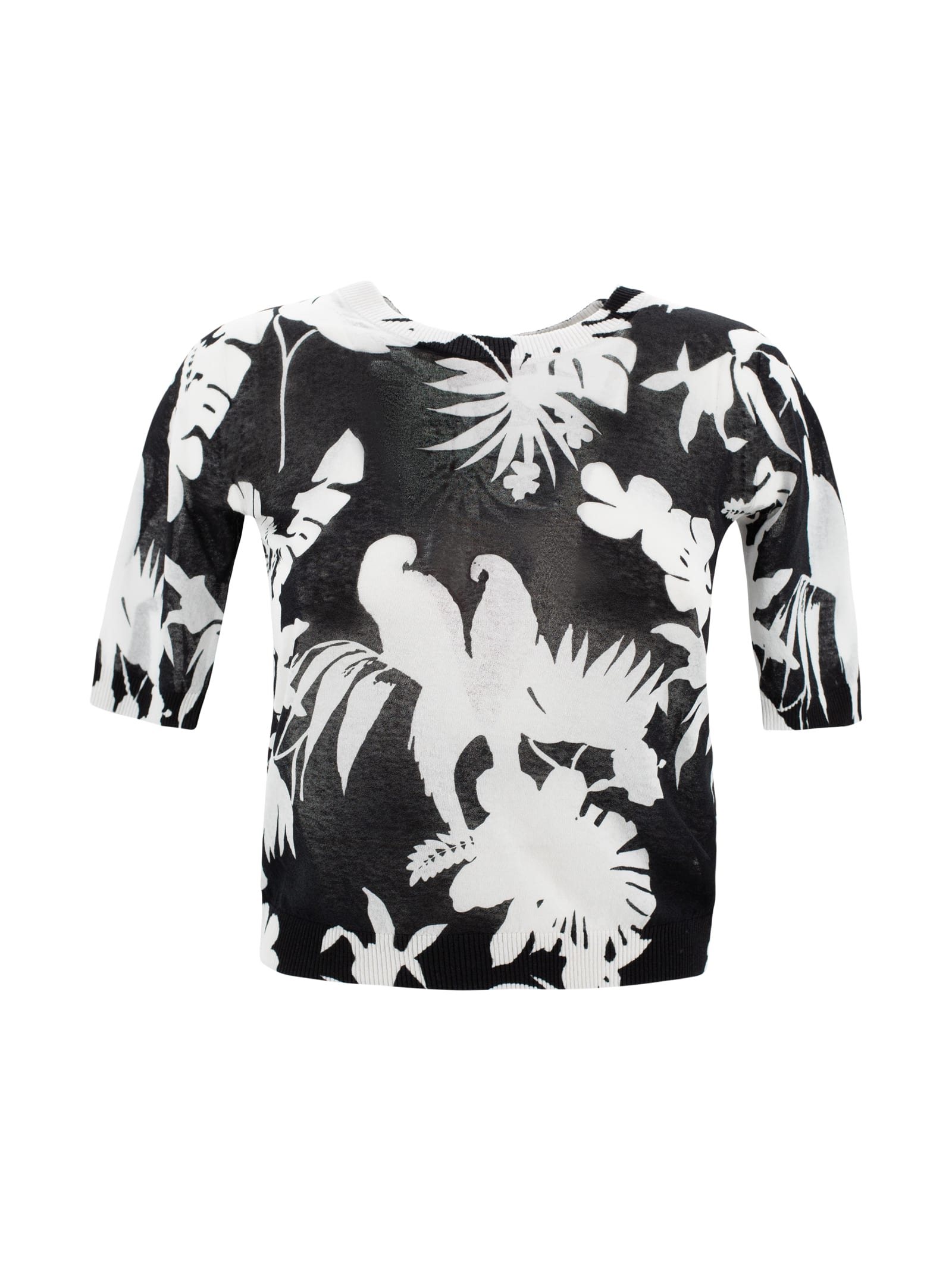 Max Mara Studio Jersey With Print