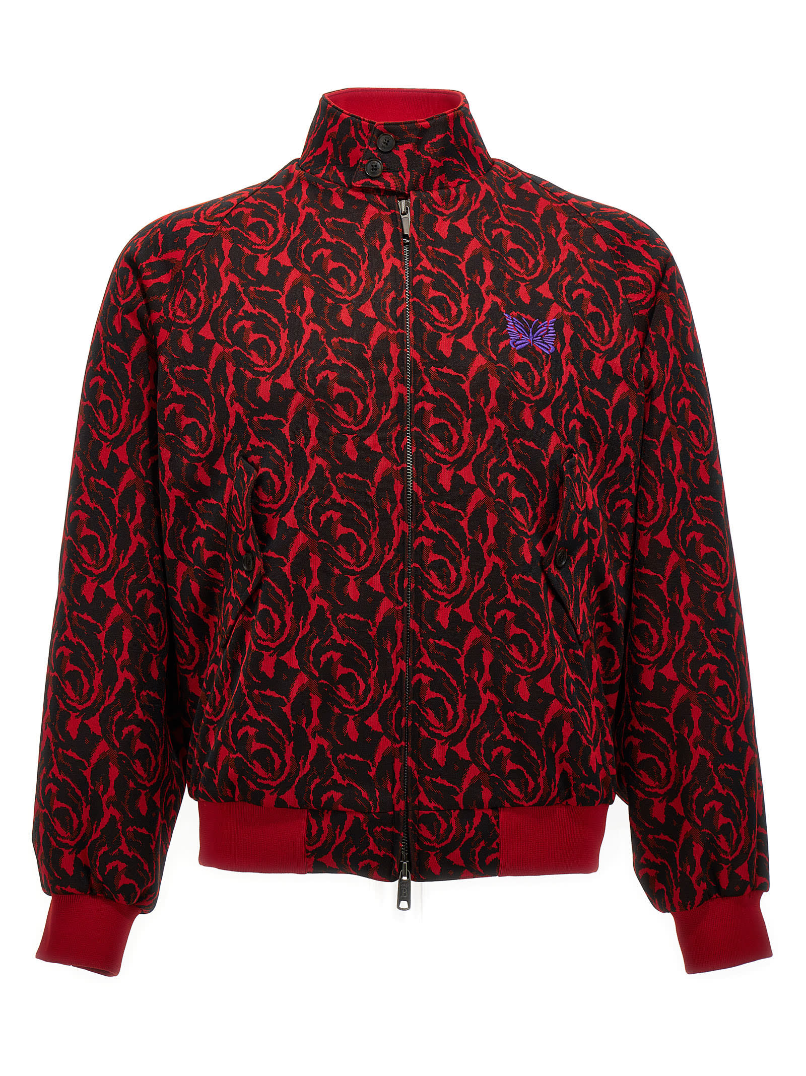 Baracuta jacquard Needles Bomber Jacket