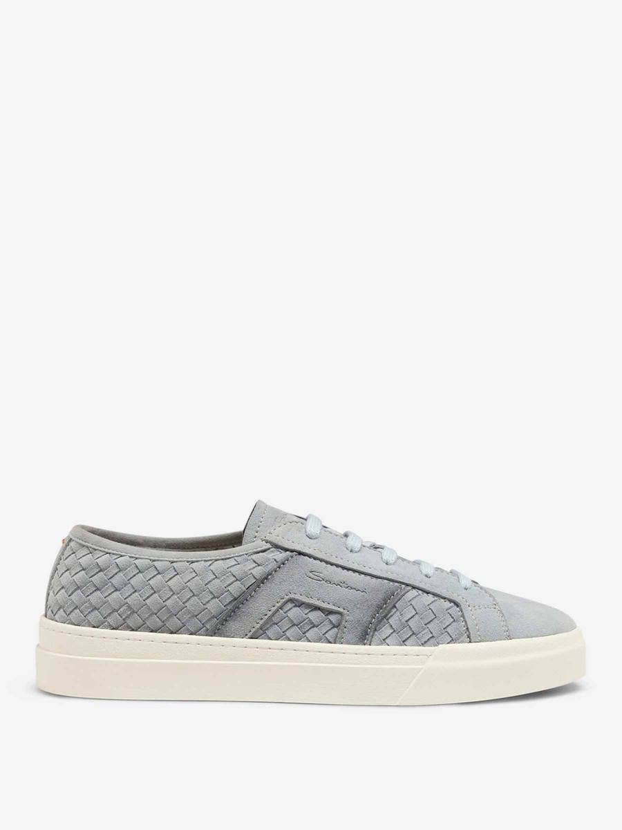 Santoni Sneakers Double Buckle