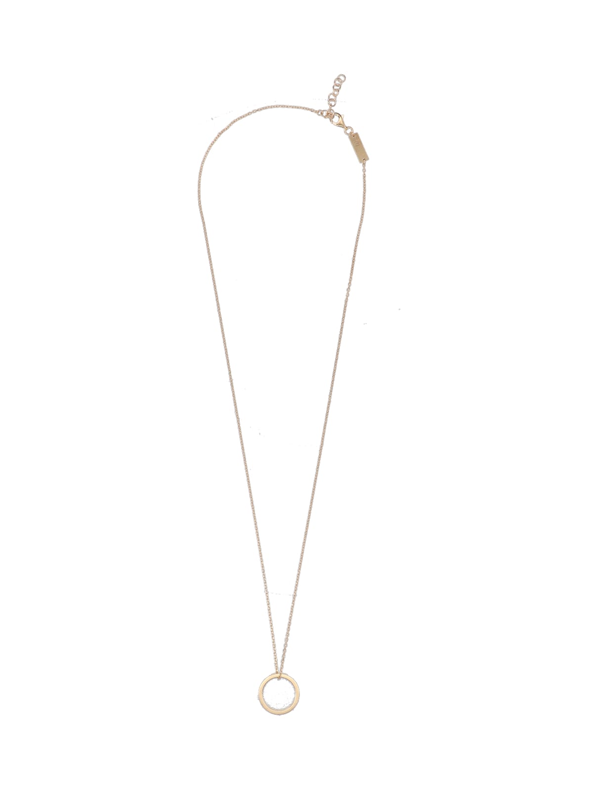 Maison Margiela Logo Ring Necklace