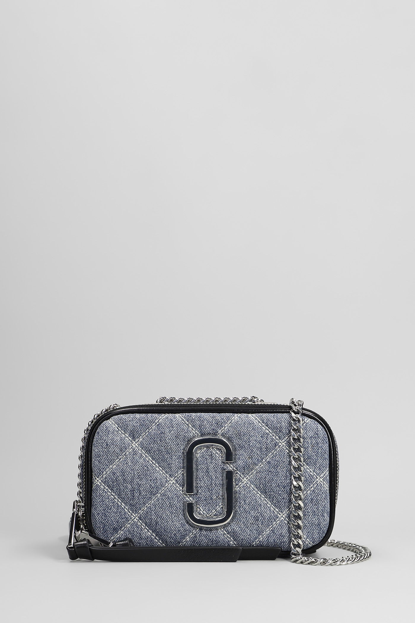 Marc Jacobs The Softshot Shoulder Bag In Blue Cotton