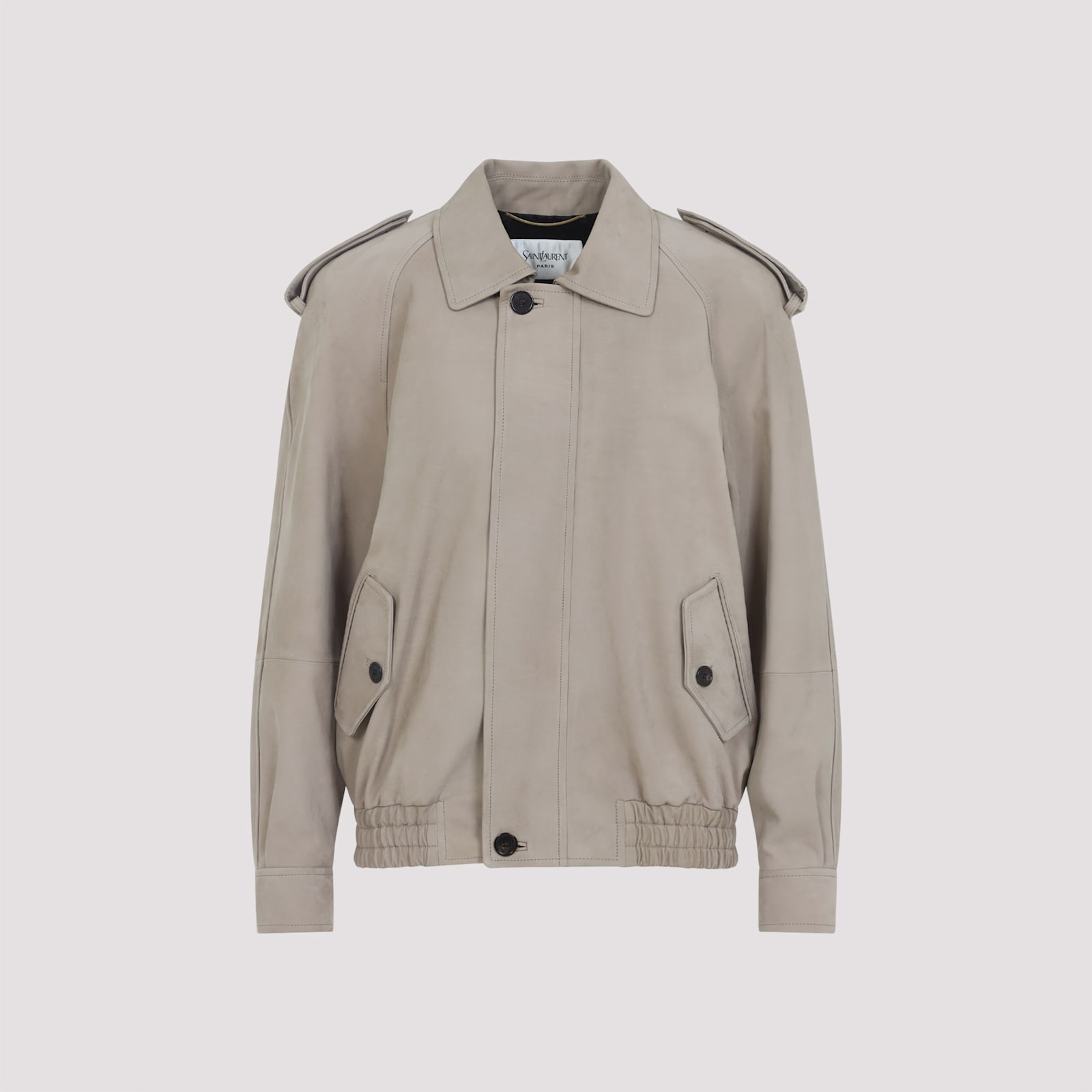Saint Laurent Suede Calf Leather Jacket