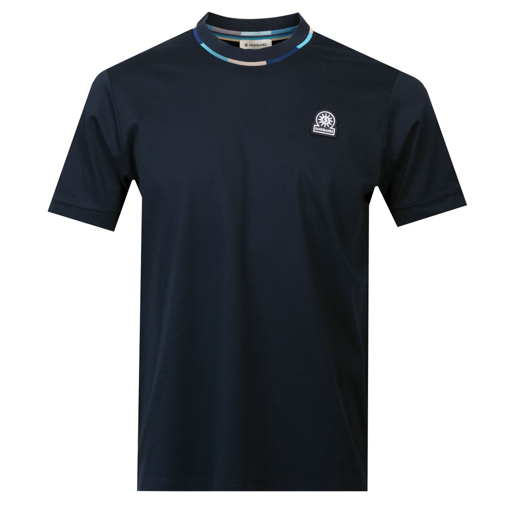 Tri Colour Neck T-Shirt