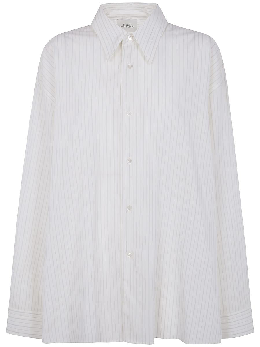 Studio Nicholson Oversized French Placket Shirt Clothing
