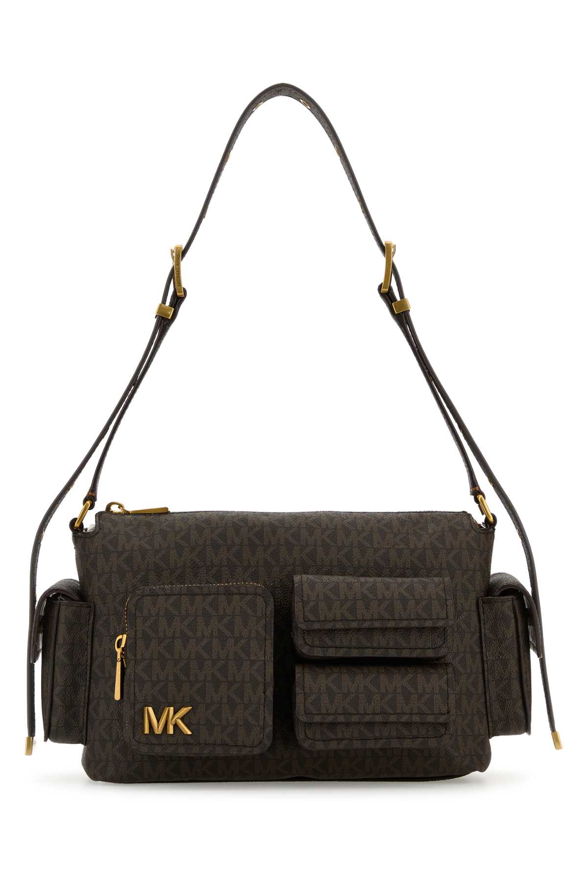 Michael Kors Printed Canvas Dakota Crossbody Bag