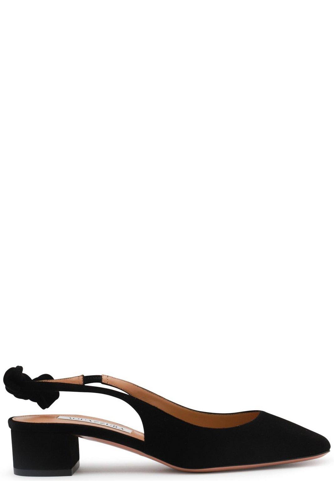 Aquazzura Bow-tie Slingback Pumps