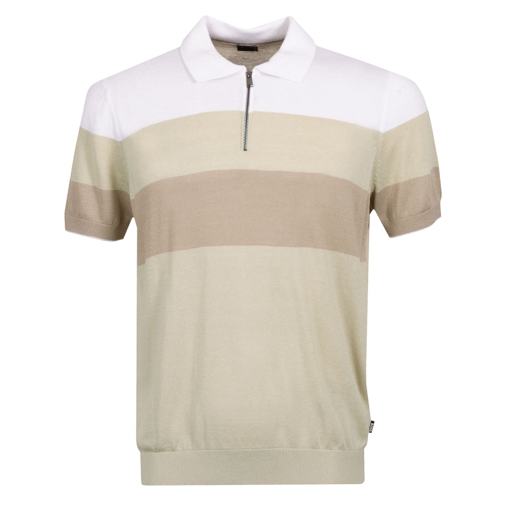 Formal Trieste Zip Knitted Polo Shirt