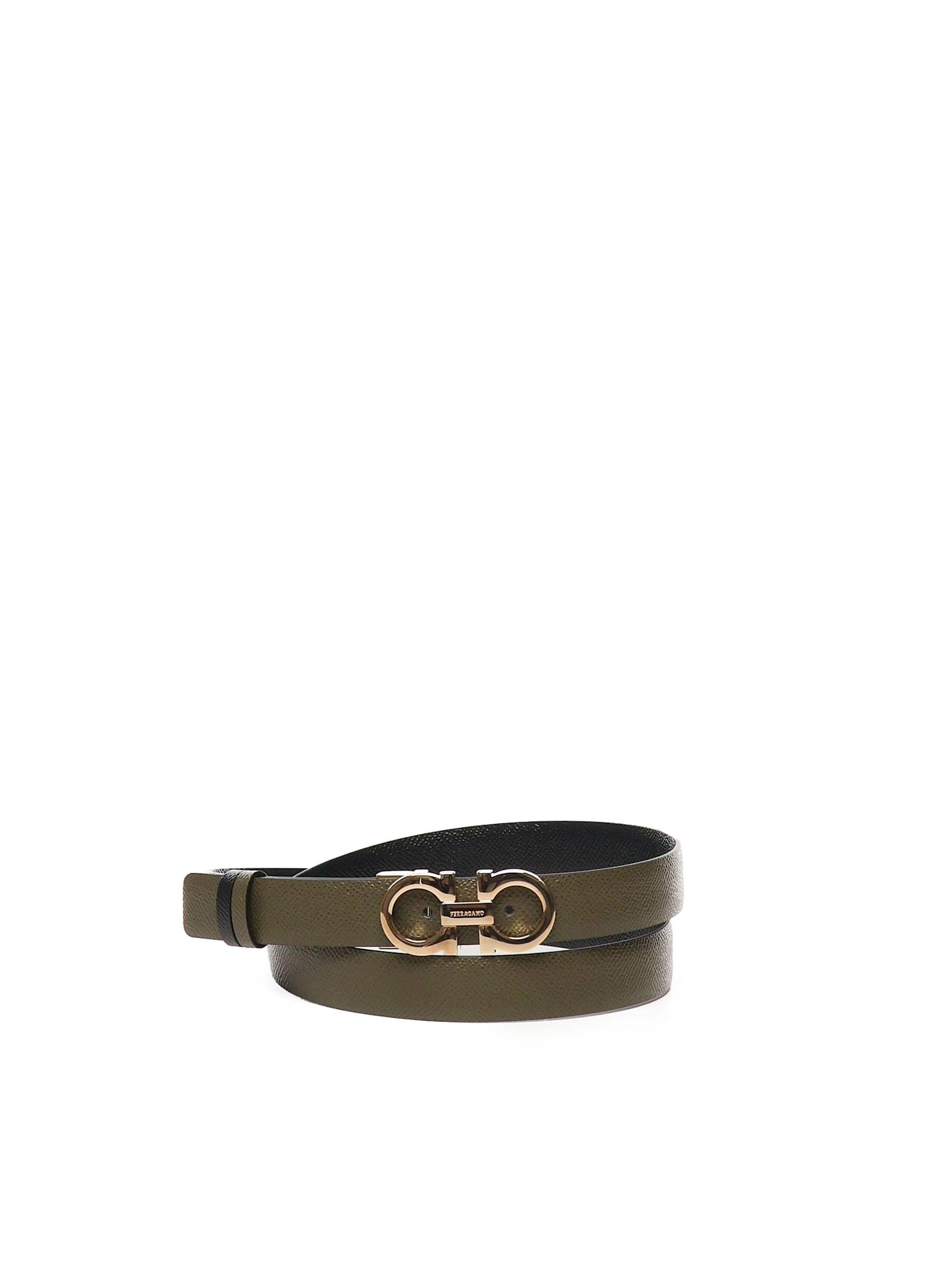Ferragamo Gancini Reversible And Adjustable Belt