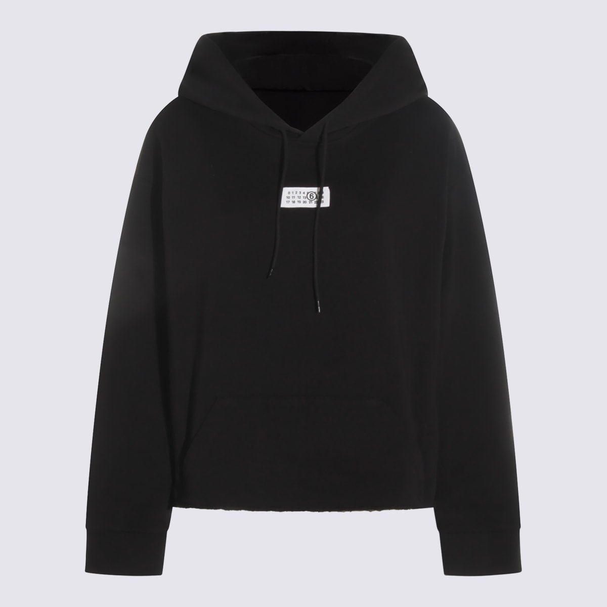 MM6 Maison Margiela Black Cotton Sweatshirt