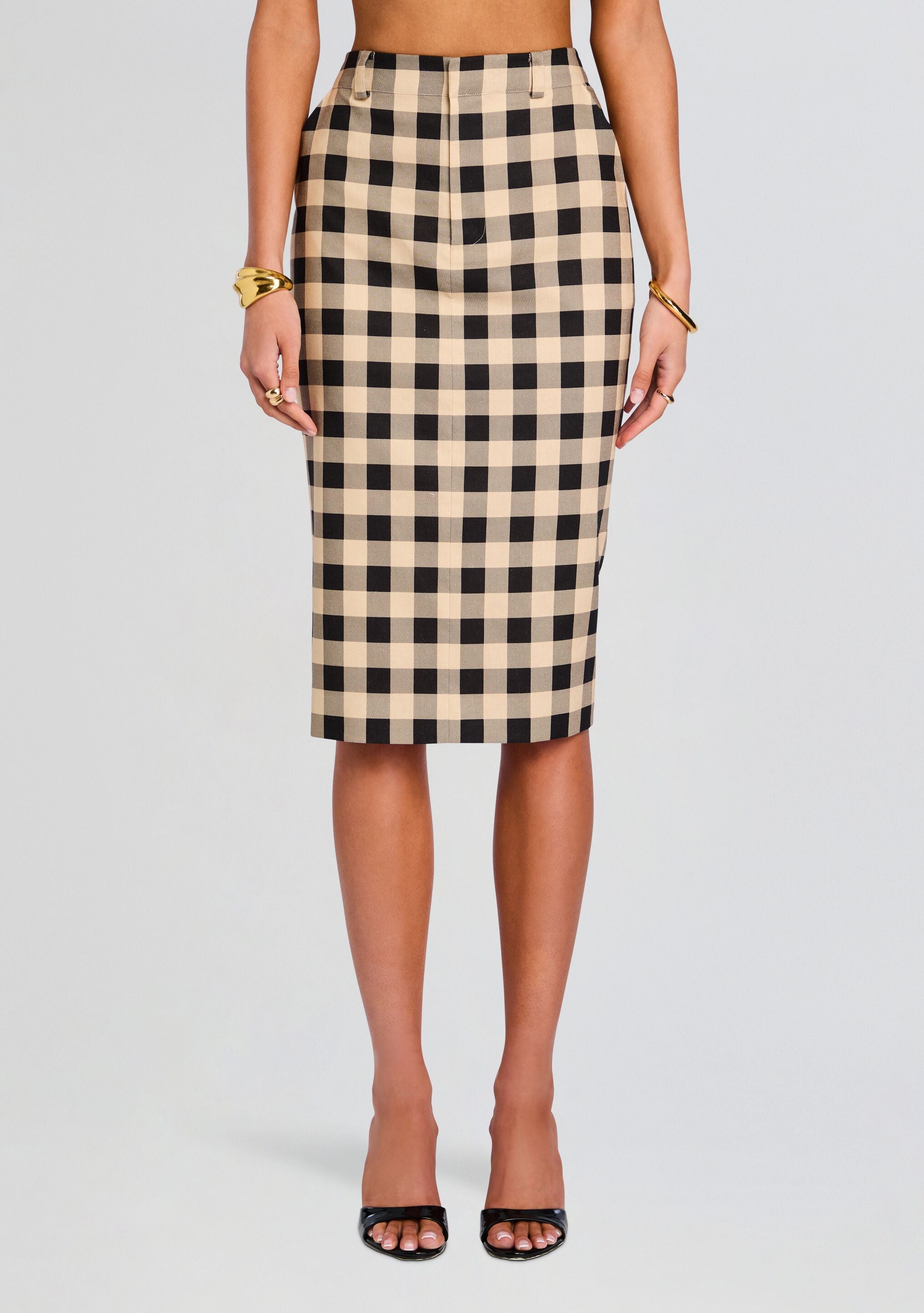 Carl Linen Midi Skirt