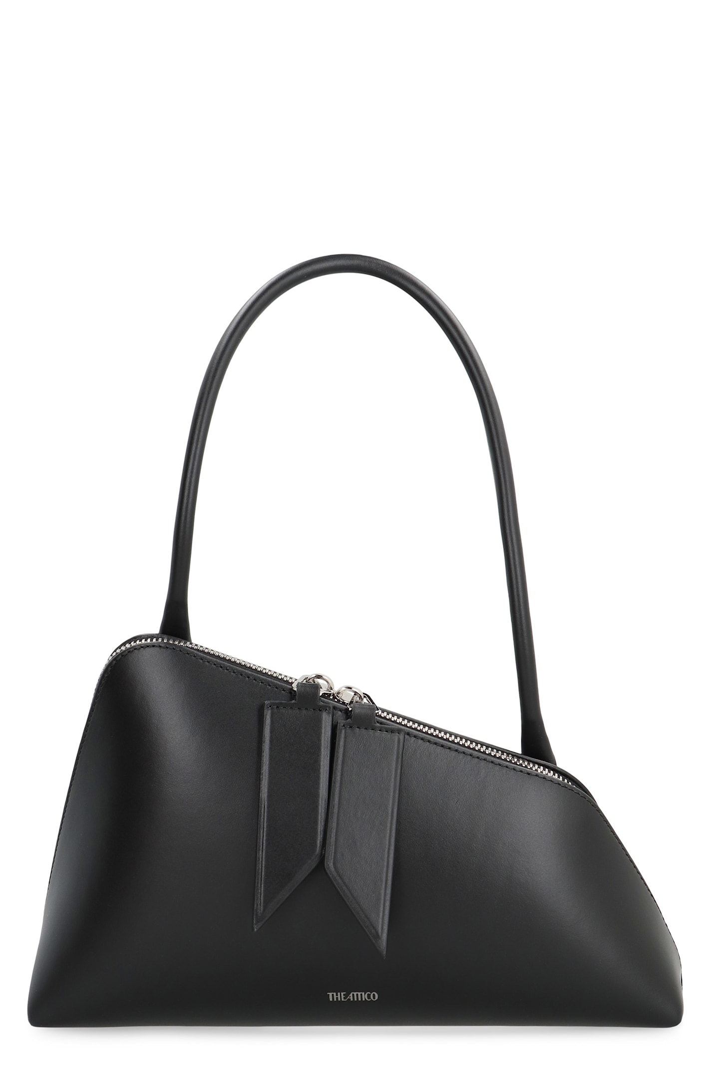 The Attico Sunrise Leather Shoulder Bag
