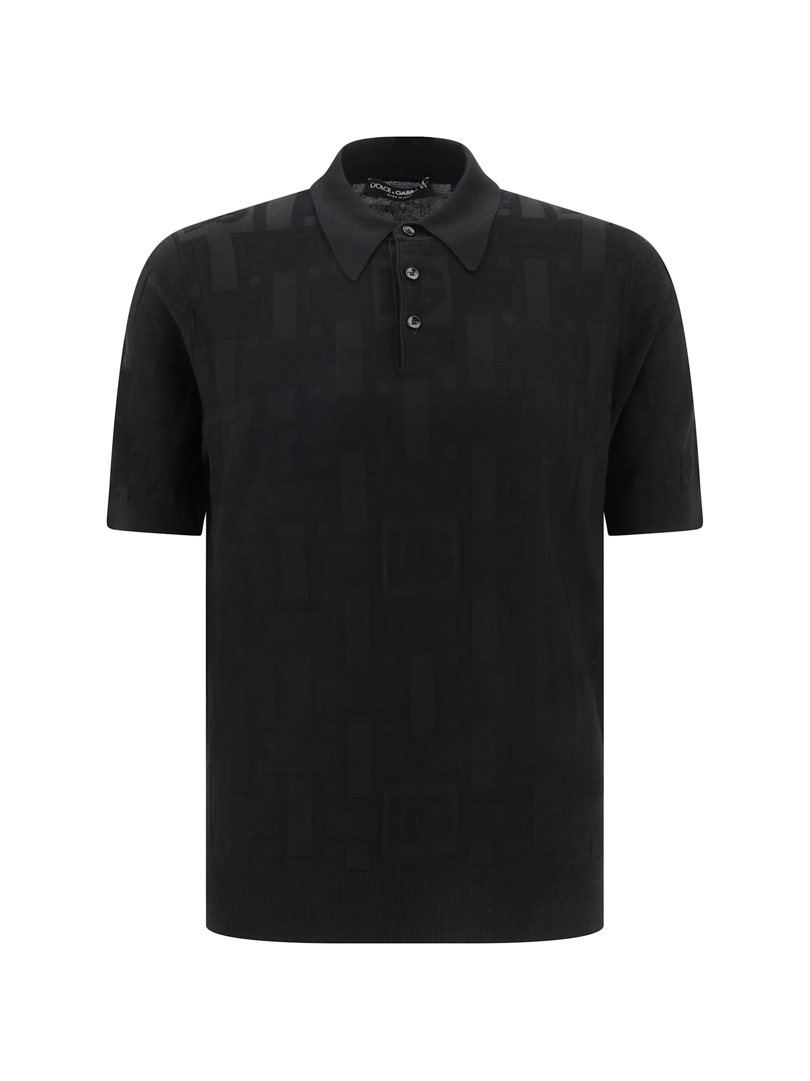 Dolce & Gabbana Silk Polo Shirt