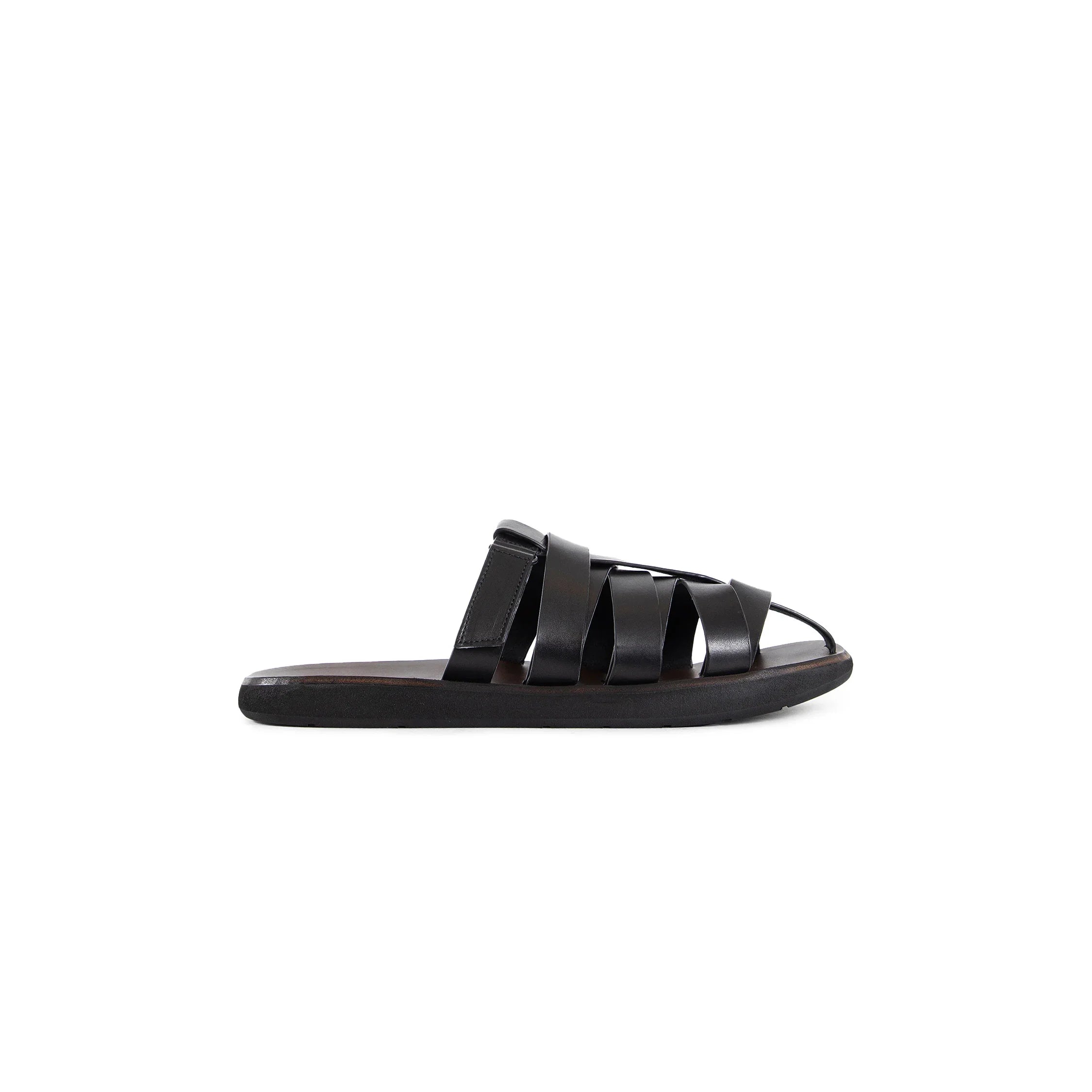 Cage Leather Slides