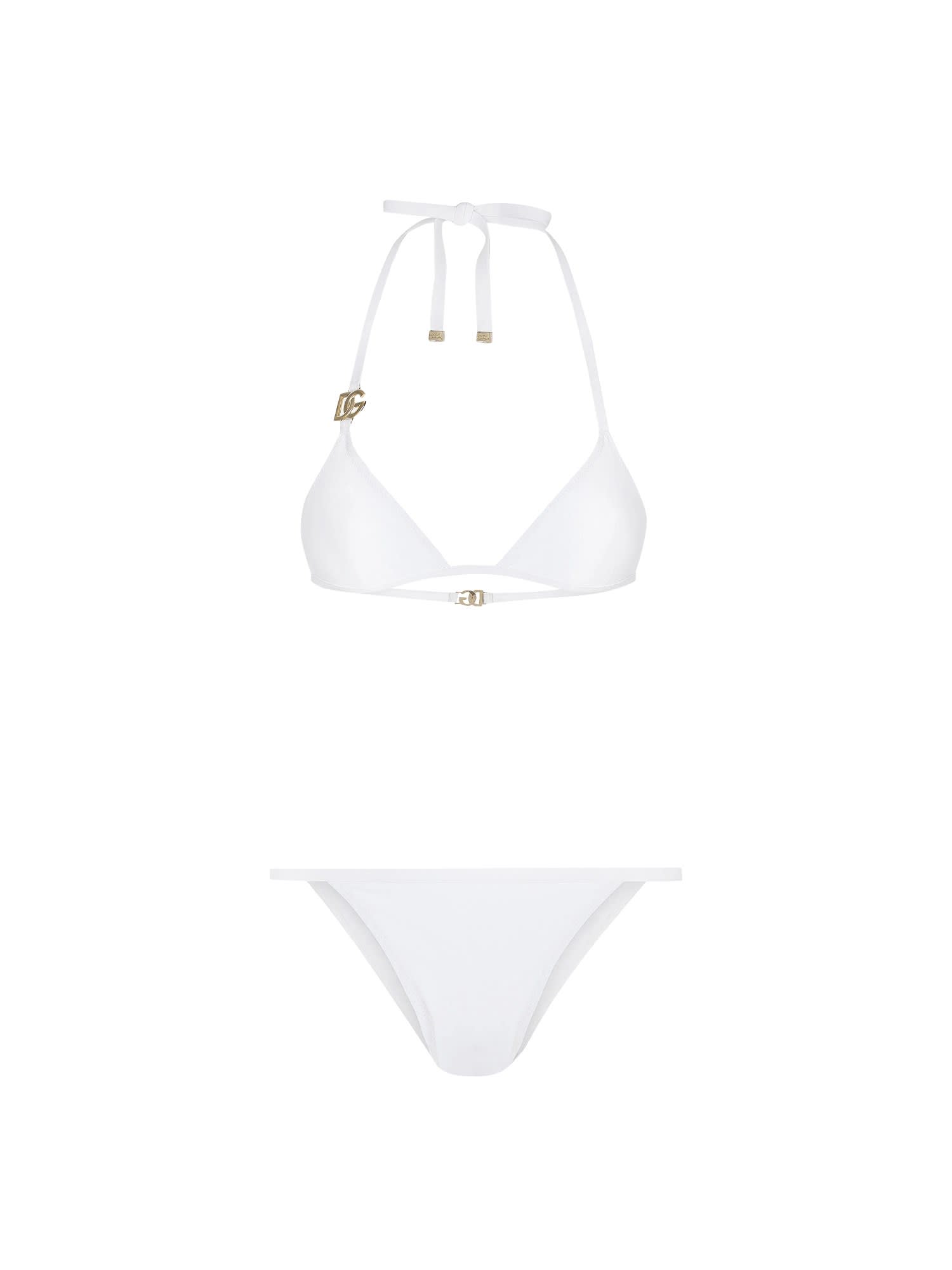 Dolce & Gabbana Logo Bikini Swimsuit