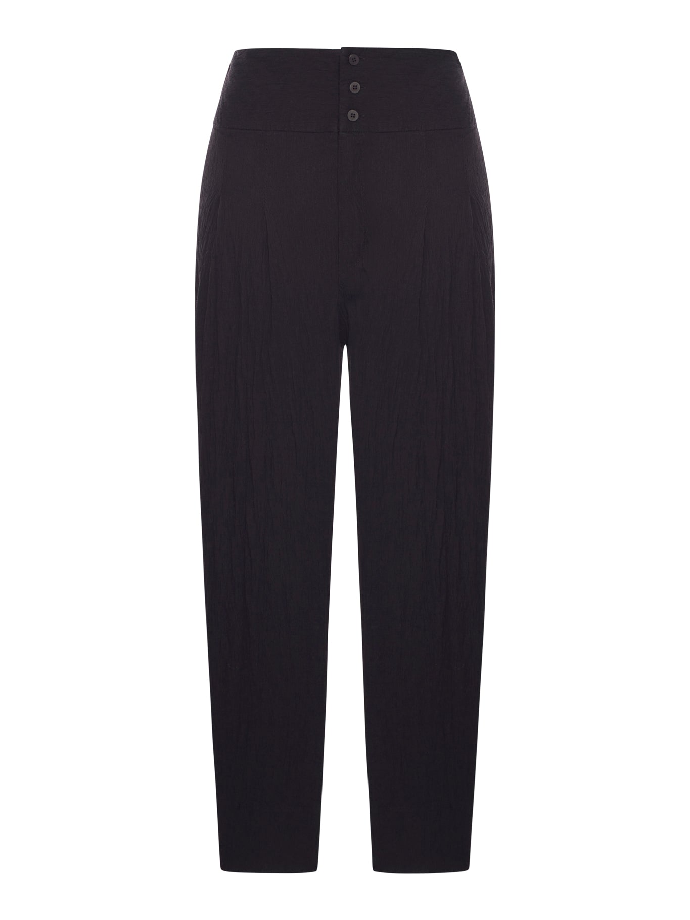 VISCOSE HIGH WAISTBAND TROUSERS - Transit - Woman