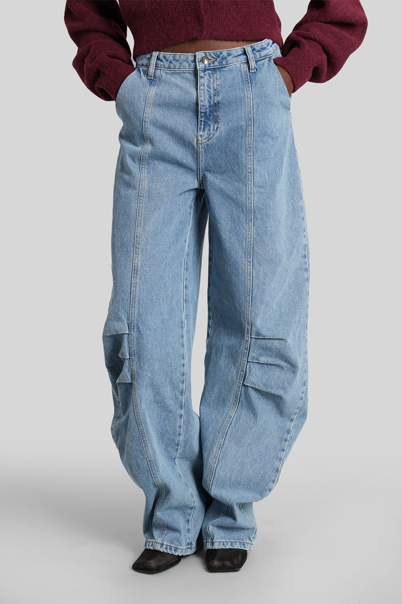 Rotate by Birger Christensen Jeans In Blue Cotton