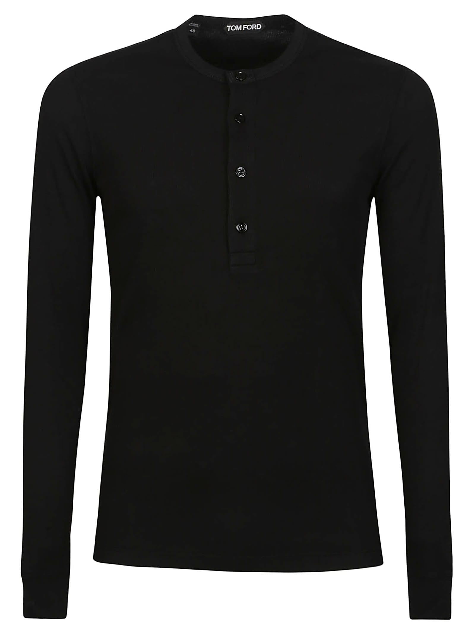 Tom Ford Long Sleeve Henley T-shirt