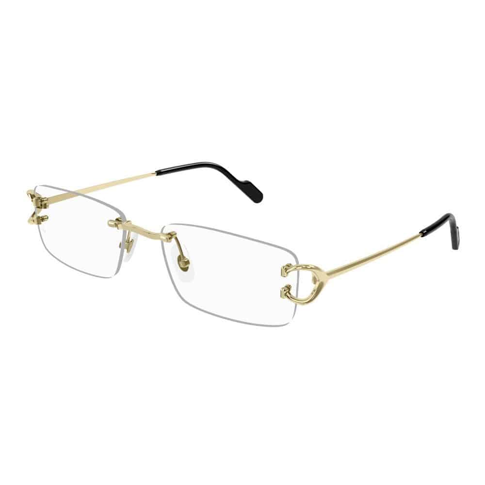 Cartier Eyewear Ct0344o001 Gold Gold Transparent