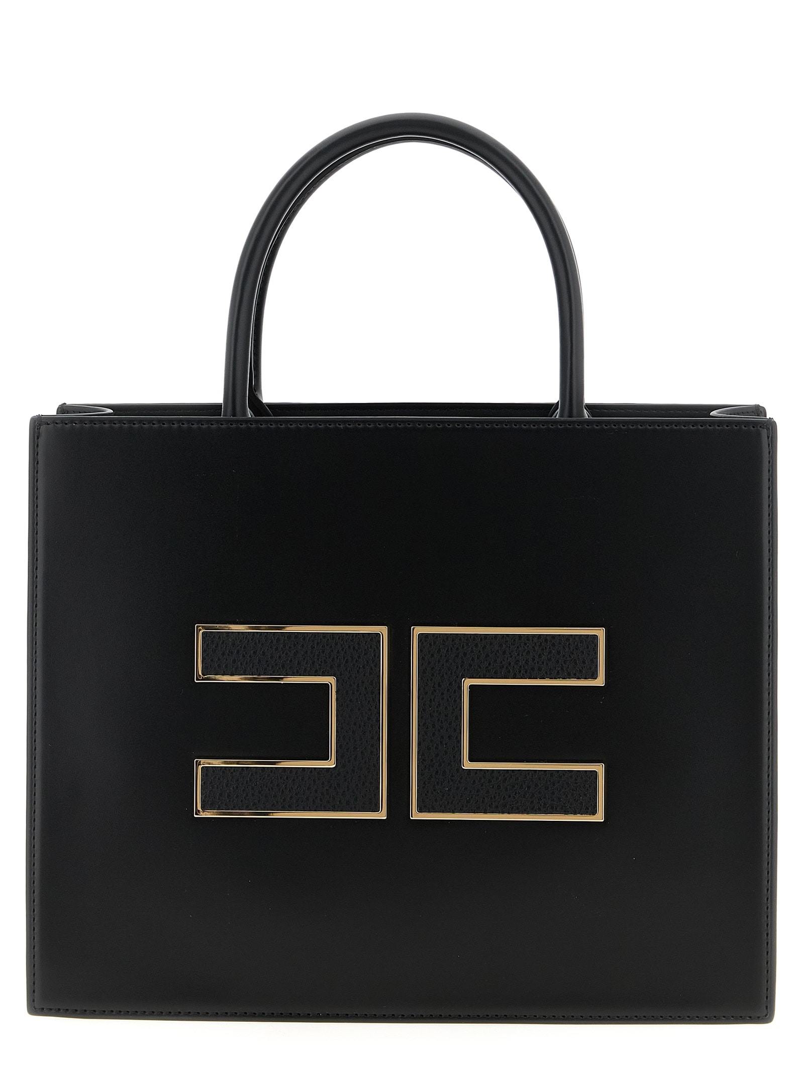 Elisabetta Franchi Large Logo Shopping Bag
