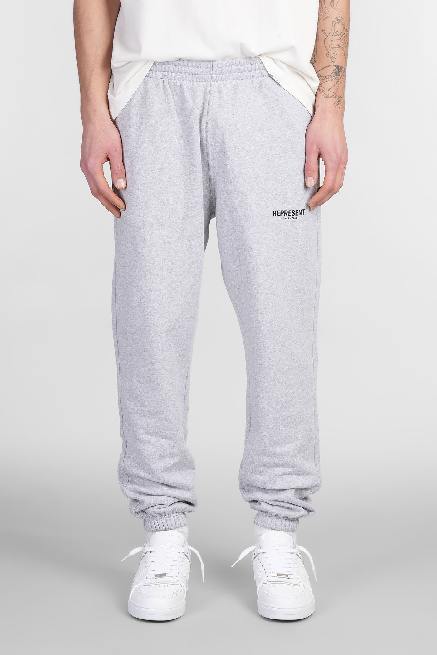 REPRESENT Pants In Grey Cotton