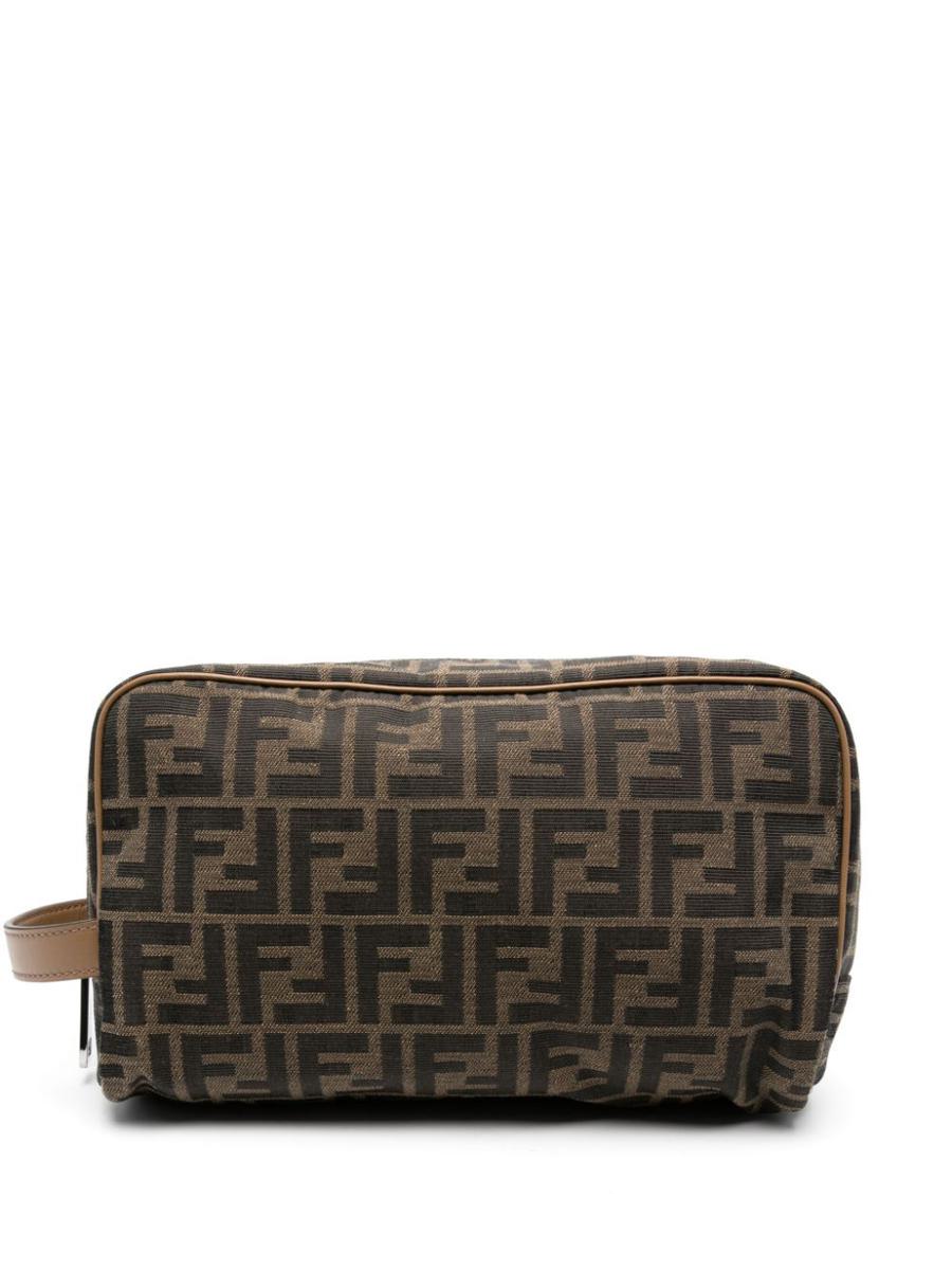 Fendi Beauty Case Ff Jacquard Accessories